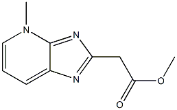 [4-Methyl-4H-imidazo[4,5-b]pyridin-2-yl]acetic acid methyl ester 구조식 이미지