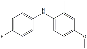 N-(4-Fluorophenyl)-4-methoxy-2-methylaniline Structure