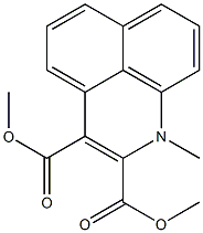 1-Methyl-1H-benzo[de]quinoline-2,3-dicarboxylic acid dimethyl ester 구조식 이미지