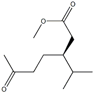 [S,(-)]-3-Isopropyl-6-oxoheptanoic acid methyl ester 구조식 이미지