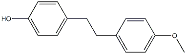 4-[2-(4-Methoxyphenyl)ethyl]phenol 구조식 이미지