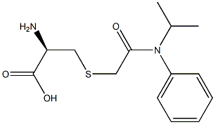 S-[2-(Isopropylphenylamino)-2-oxoethyl]-L-cysteine Structure