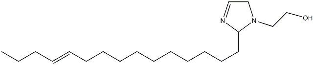 2-(11-Pentadecenyl)-3-imidazoline-1-ethanol 구조식 이미지