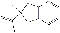 2-Methyl-2-(1-methylethenyl)indane 구조식 이미지