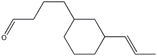 4-[3-(1-Propenyl)cyclohexyl]butanal Structure