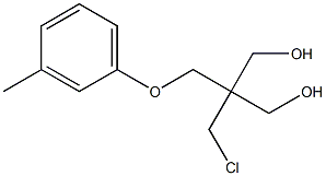 2-(Chloromethyl)-2-[(m-tolyloxy)methyl]-1,3-propanediol 구조식 이미지