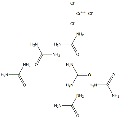 Hexakis(urea)chromium(III) chloride Structure