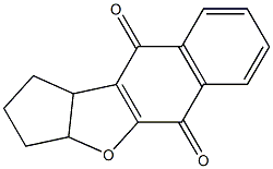 2,3-Propano-2,3-dihydronaphtho[2,3-b]furan-4,9-dione Structure