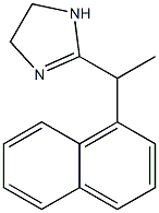 4,5-Dihydro-2-[1-(1-naphthalenyl)ethyl]-1H-imidazole 구조식 이미지
