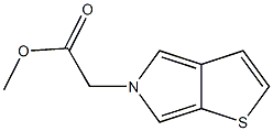 5-(Methoxycarbonylmethyl)-5H-thieno[2,3-c]pyrrole 구조식 이미지