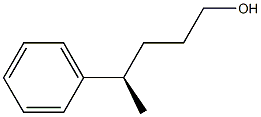 [R,(-)]-4-Phenyl-1-pentanol 구조식 이미지