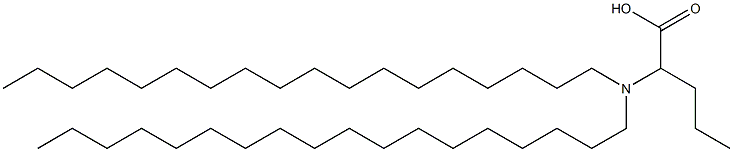 2-(Dioctadecylamino)valeric acid Structure