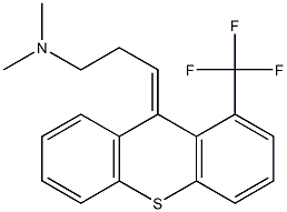 9-[3-(Dimethylamino)propylidene]-1-trifluoromethyl-9H-thioxanthene Structure