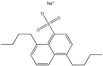 4,8-Dibutyl-1-naphthalenesulfonic acid sodium salt Structure