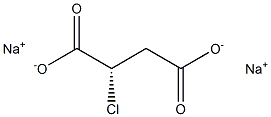 [S,(-)]-2-Chlorosuccinic acid disodium salt Structure