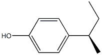 (-)-p-[(R)-sec-Butyl]phenol 구조식 이미지