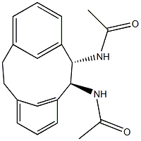 (1S,2S)-N,N'-Diacetyl-1,2-[ethylenebis(3,1-phenylene)]ethane-1,2-diamine Structure