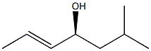 (S)-6-Methyl-2-heptene-4-ol 구조식 이미지