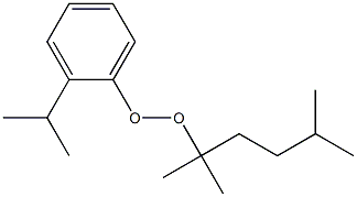 2-Isopropylphenyl 1,1,4-trimethylpentyl peroxide 구조식 이미지