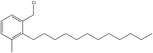 2-Dodecyl-3-methylbenzyl chloride Structure