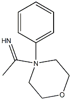 N-Phenyl-1-morpholinoethanimine 구조식 이미지