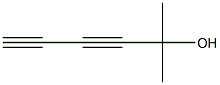 2-Methyl-3,5-hexadiyne-2-ol 구조식 이미지