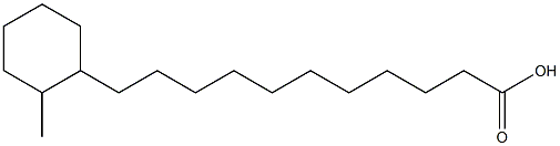 11-(2-Methylcyclohexyl)undecanoic acid 구조식 이미지