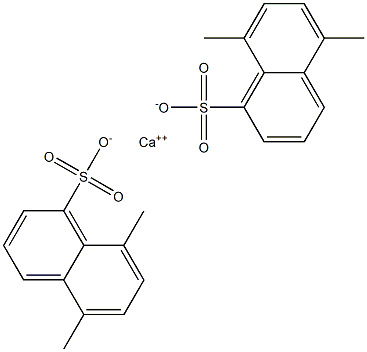 Bis(5,8-dimethyl-1-naphthalenesulfonic acid)calcium salt Structure