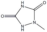 1-Methyl-1,2,4-triazolidine-3,5-dione 구조식 이미지