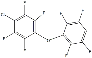 1-(2,3,5,6-Tetrafluorophenoxy)-4-chloro-2,3,5,6-tetrafluorobenzene 구조식 이미지