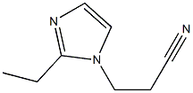 1-(2-Cyanoethyl)-2-ethyl-1H-imidazole 구조식 이미지