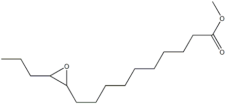 11,12-Epoxypentadecanoic acid methyl ester 구조식 이미지