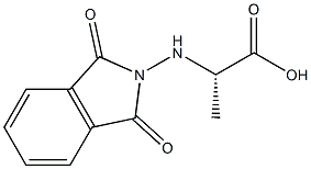 N-(1,3-Dihydro-1,3-dioxo-2H-isoindole-2-yl)alanine Structure