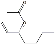 [R,(+)]-1-Heptene-3-ol acetate 구조식 이미지