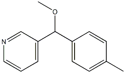 3-[Methoxy(p-tolyl)methyl]pyridine 구조식 이미지