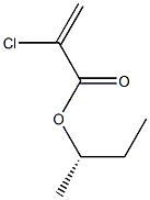 (+)-2-Chloroacrylic acid (S)-sec-butyl ester Structure