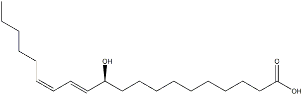 [S,12E,14Z,(+)]-11-Hydroxy-12,14-icosadienoic acid Structure