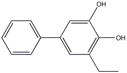 3-Ethyl-5-phenyl-1,2-benzenediol Structure