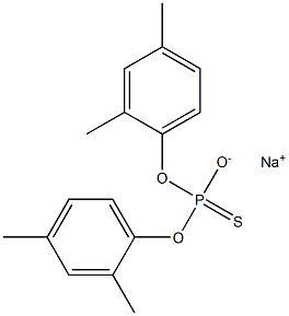 Dixylenyl monothiophosphate sodium salt Structure