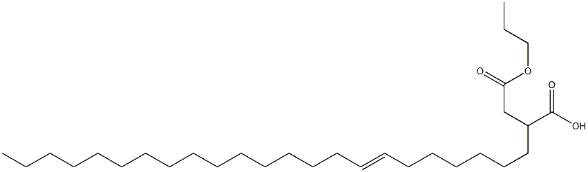 2-(7-Tricosenyl)succinic acid 1-hydrogen 4-propyl ester Structure