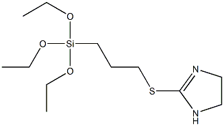4,5-Dihydro-2-[[3-(triethoxysilyl)propyl]thio]-1H-imidazole Structure