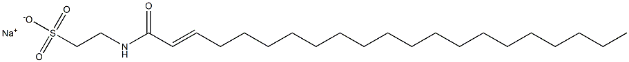 N-(1-Oxo-2-henicosen-1-yl)taurine sodium salt Structure