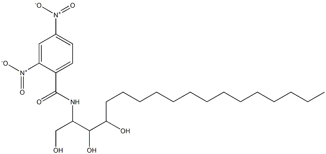 N-[2,3-Dihydroxy-1-(hydroxymethyl)heptadecyl]-2,4-dinitrobenzamide Structure