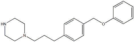 1-[3-[p-(Phenoxymethyl)phenyl]propyl]piperazine 구조식 이미지