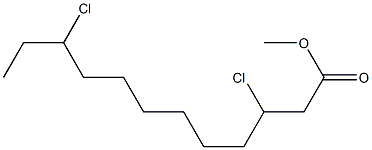 3,10-Dichlorododecanoic acid methyl ester 구조식 이미지