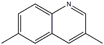 3,6-Dimethylquinoline Structure