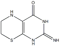 1,2,6,7-Tetrahydro-2-imino-5H-pyrimido[4,5-b][1,4]thiazin-4(3H)-one 구조식 이미지