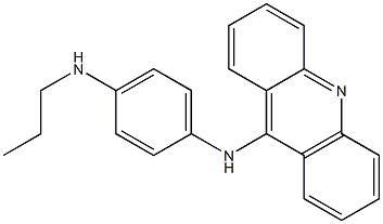 N-[4-(Propylamino)phenyl]-9-acridinamine Structure