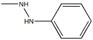 1-Phenyl-2-methylhydrazine Structure