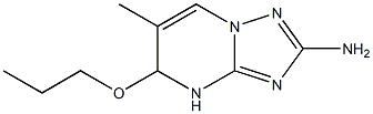 2-Amino-6-methyl-5-propoxy-4,5-dihydro[1,2,4]triazolo[1,5-a]pyrimidine 구조식 이미지